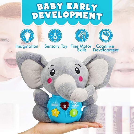 Soft Toy with Music (Elephant & Monkey)