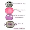 Two Compartment Stainless Steel Insulated Lunch Box (600ML)