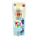 12 Pencil Set with Eraser and Sharpener