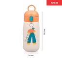 Double Wall Stainless Steel Hot & Cold Water Bottle (420ML)
