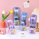 12 Pencil Set with Eraser and Sharpener