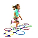 Rainbow Hopscotch Ring Game