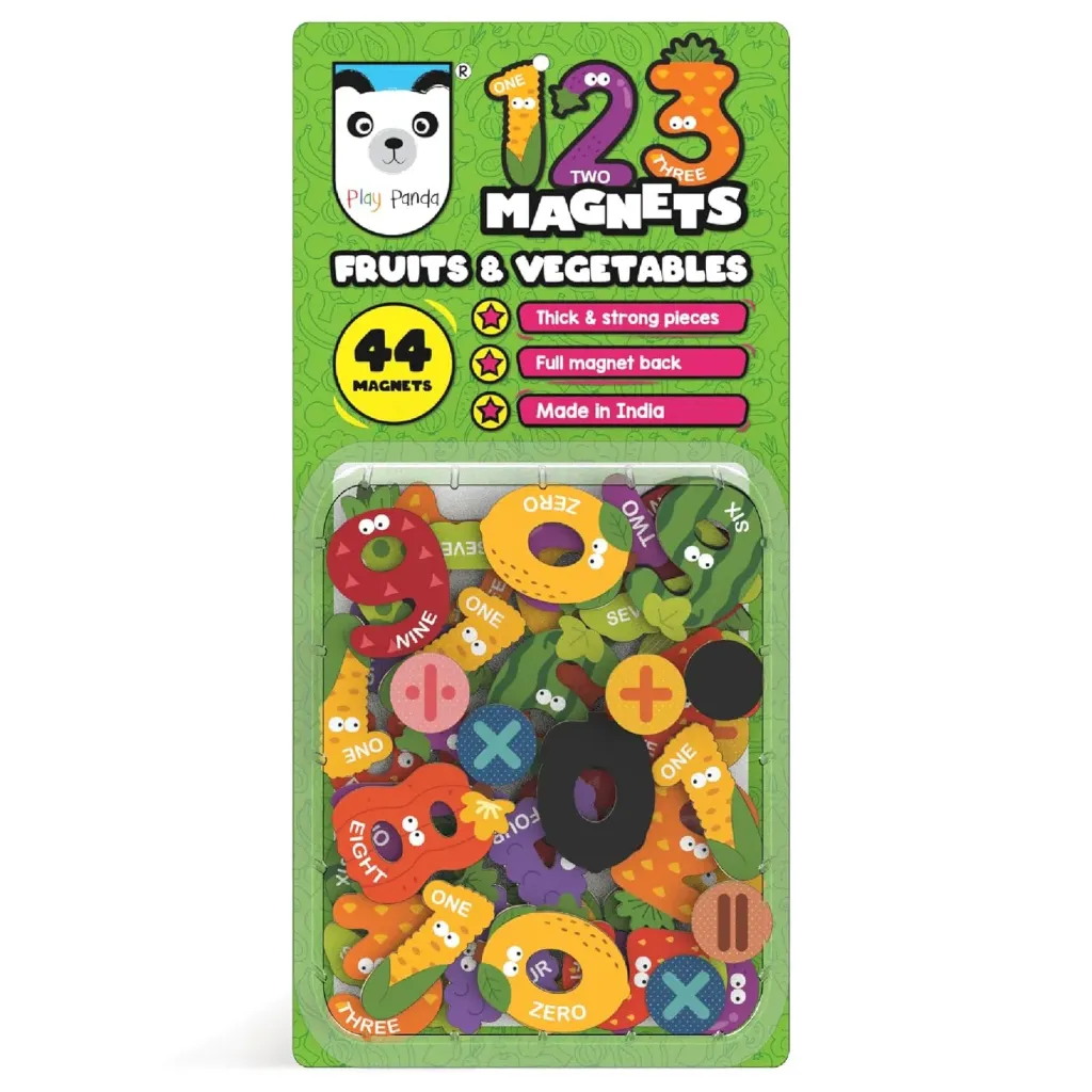 Play Panda Magnetic Numbers & Alphabets