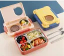 Moon Talk SS304 Large Lunch Box (3+1 Compartments, 800ML+150ML)