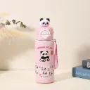 Panda Insulated Dual Sipper Water Bottle (500 ML)