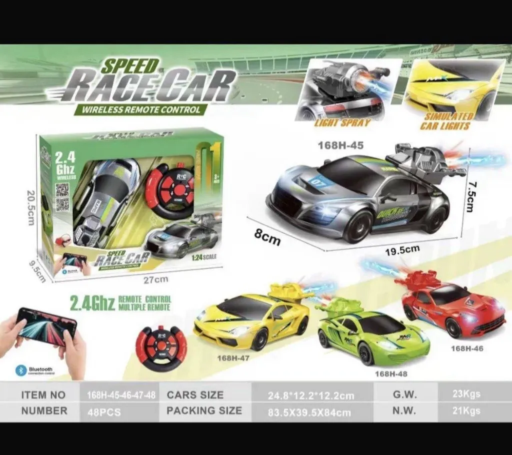 Speed Race Car (Bluetooth & Remote Control)