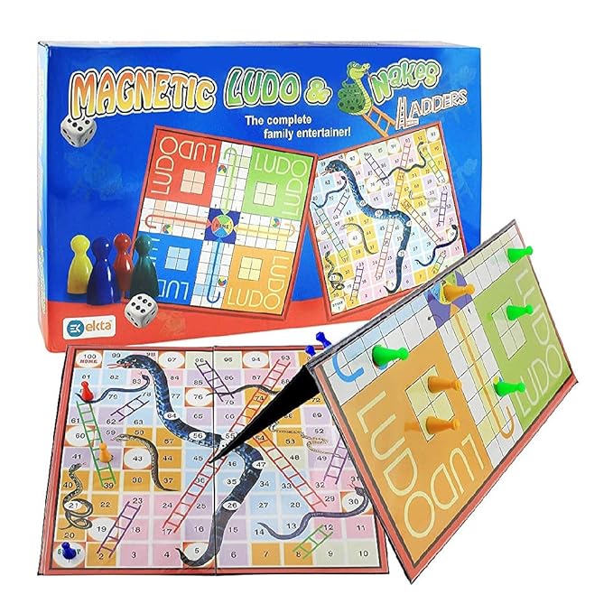 [Magnetic Ludo] Magnetic Ludo, Snakes & Ladders