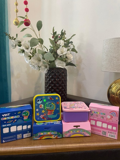 4Pc Set Lunch & Fruit Box (Brand: Vest)