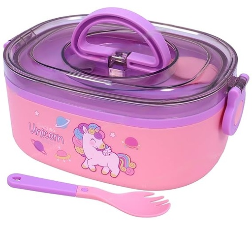 Two Compartment Stainless Steel Insulated Lunch Box (600ML)